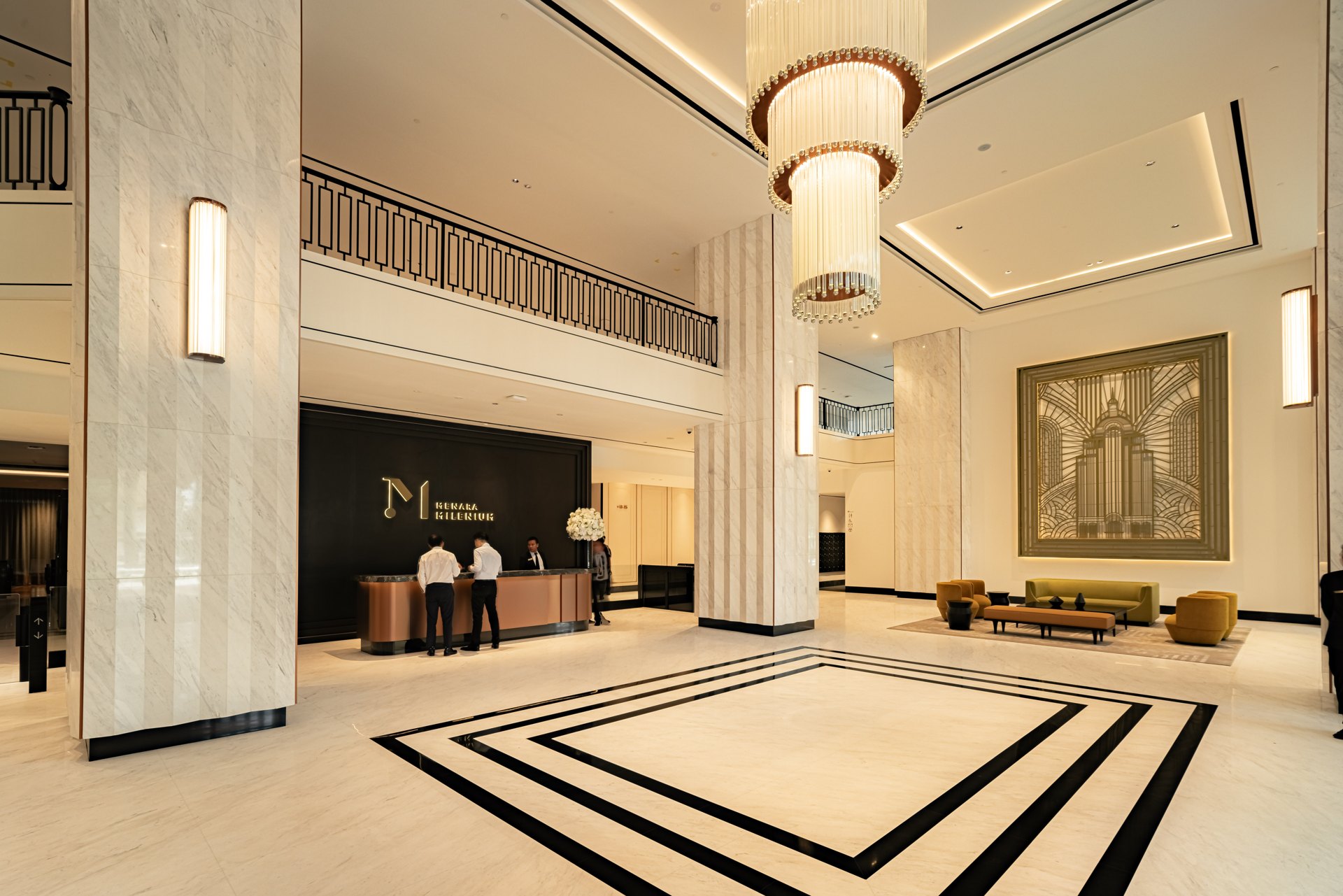 Office interiors at Menara Milenium